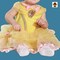 Baby Belle Costume Golden Sparkle Dress Tutu Pink Ribbon Headband